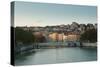 The Saone in Lyon I-Erin Berzel-Stretched Canvas