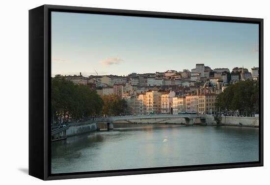 The Saone in Lyon I-Erin Berzel-Framed Stretched Canvas