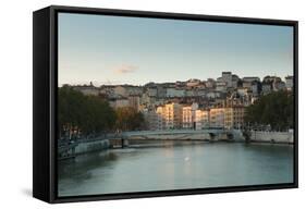 The Saone in Lyon I-Erin Berzel-Framed Stretched Canvas