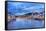 The Saone River in Lyon City-prochasson-Framed Stretched Canvas