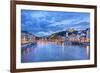 The Saone River in Lyon City-prochasson-Framed Photographic Print