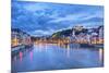 The Saone River in Lyon City-prochasson-Mounted Photographic Print