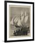 The Sappho Rounding the Vectis, and Setting Her Balloon-Canvas-null-Framed Giclee Print