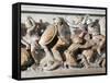 The Sarcophagus of Alexander in Marble, from Sidon, Lebanon-null-Framed Stretched Canvas