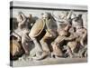 The Sarcophagus of Alexander in Marble, from Sidon, Lebanon-null-Stretched Canvas