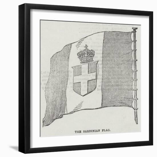 The Sardinian Flag-null-Framed Giclee Print