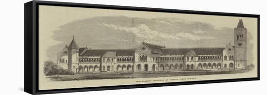 The Sassoon Hospital at Poonah Near Bombay-null-Framed Stretched Canvas