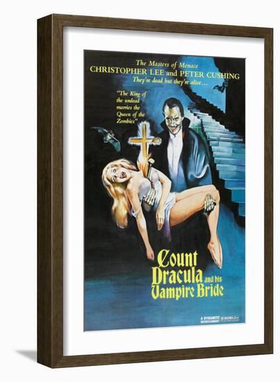 The Satanic Rites of Dracula, (aka Count Dracula And His Vampire Bride), 1973-null-Framed Art Print