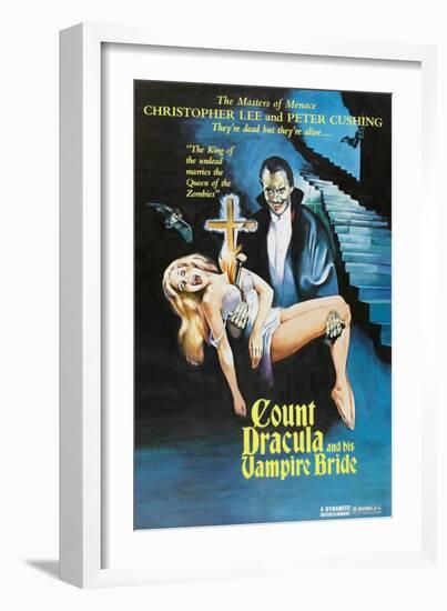 The Satanic Rites of Dracula, (aka Count Dracula And His Vampire Bride), 1973-null-Framed Art Print