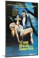 The Satanic Rites of Dracula, (aka Count Dracula And His Vampire Bride), 1973-null-Mounted Art Print
