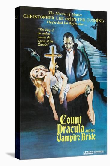 The Satanic Rites of Dracula, (aka Count Dracula And His Vampire Bride), 1973-null-Stretched Canvas