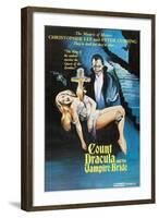 The Satanic Rites of Dracula, (aka Count Dracula And His Vampire Bride), 1973-null-Framed Art Print