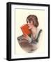 The Saturday Evening Post, Reading Books Agony Aunts Magazine, USA, 1919-null-Framed Giclee Print