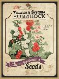 Seed Packet - Hollyhock-The Saturday Evening Post-Giclee Print