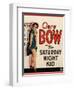 THE SATURDAY NIGHT KID, Clara Bow on US poster art, 1929-null-Framed Art Print