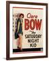 THE SATURDAY NIGHT KID, Clara Bow on US poster art, 1929-null-Framed Art Print