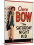 THE SATURDAY NIGHT KID, Clara Bow on US poster art, 1929-null-Mounted Art Print