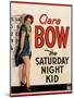 THE SATURDAY NIGHT KID, Clara Bow on US poster art, 1929-null-Mounted Art Print