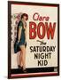 THE SATURDAY NIGHT KID, Clara Bow on US poster art, 1929-null-Framed Art Print