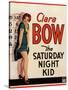 THE SATURDAY NIGHT KID, Clara Bow on US poster art, 1929-null-Stretched Canvas