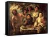 The Satyr and the Peasants-Jacob Jordaens-Framed Stretched Canvas