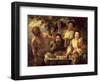 The Satyr and the Peasants-Jacob Jordaens-Framed Giclee Print