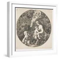 The Satyr's Wife, 1656-Stefano Della Bella-Framed Giclee Print