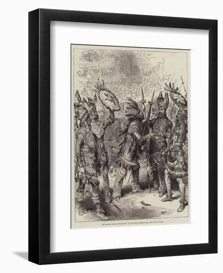 The Savage Club Entertainment at the Royal Albert Hall, the Pipe of Peace-null-Framed Premium Giclee Print