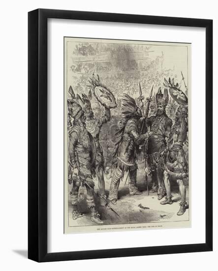 The Savage Club Entertainment at the Royal Albert Hall, the Pipe of Peace-null-Framed Giclee Print