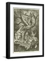 The Savage Tree-Dwellers of Unyoro-null-Framed Giclee Print