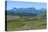 The Savanna around the Torres Del Paine National Park, Patagonia, Chile, South America-Michael Runkel-Stretched Canvas