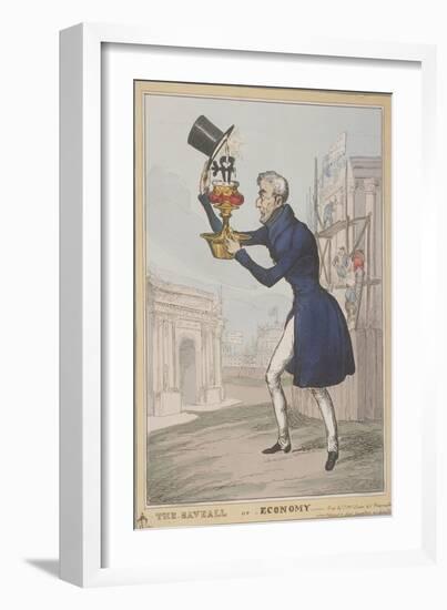 The Saveall, or Economy, 1828-Thomas McLean-Framed Giclee Print