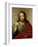 The Saviour, 1545-1550-Juan De juanes-Framed Giclee Print