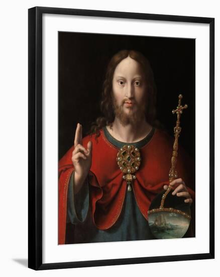 The Saviour, ca. 1520-Joos Van Cleeve-Framed Giclee Print