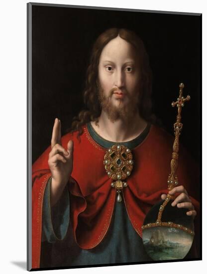 The Saviour, ca. 1520-Joos Van Cleeve-Mounted Giclee Print