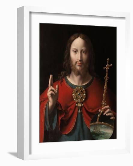 The Saviour, ca. 1520-Joos Van Cleeve-Framed Giclee Print