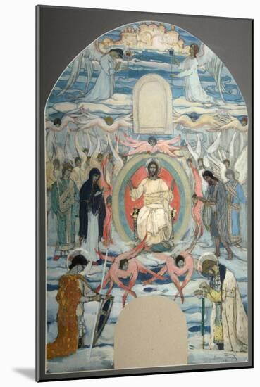 The Saviour Enthroned, 1905-Mikhail Vasilyevich Nesterov-Mounted Giclee Print