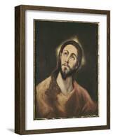 The Saviour-El Greco-Framed Art Print