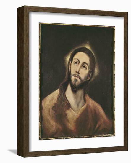 The Saviour-El Greco-Framed Art Print