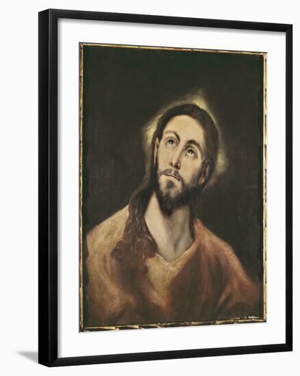 The Saviour-El Greco-Framed Art Print