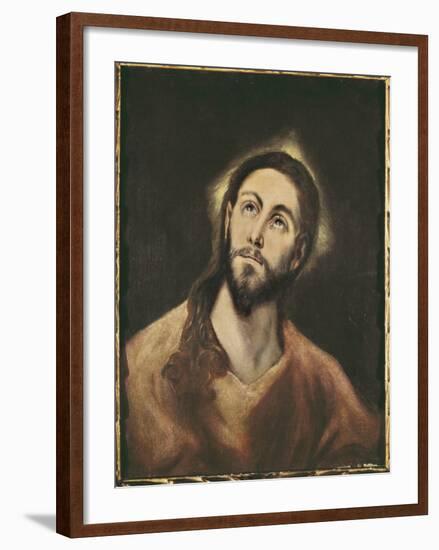 The Saviour-El Greco-Framed Art Print