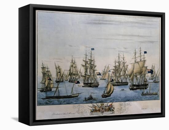 The Savoy Fleet, Italy, 19th Century-null-Framed Stretched Canvas