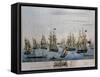 The Savoy Fleet, Italy, 19th Century-null-Framed Stretched Canvas