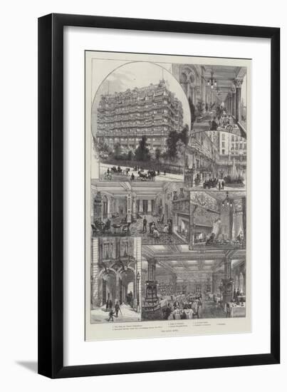 The Savoy Hotel-Frank Watkins-Framed Giclee Print