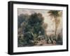 The Saw Pit-David Cox-Framed Giclee Print