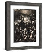 The Sawdust Trail, 1917-George Wesley Bellows-Framed Giclee Print