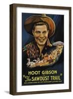 The Sawdust Trail-null-Framed Art Print