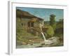 The Sawmill on the River Gauffre-Gustave Courbet-Framed Giclee Print