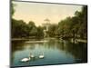 The Saxe Garden, Warsaw, Russia (I.E. Warsaw, Poland), C.1890-C.1900-null-Mounted Premium Giclee Print