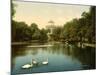 The Saxe Garden, Warsaw, Russia (I.E. Warsaw, Poland), C.1890-C.1900-null-Mounted Giclee Print